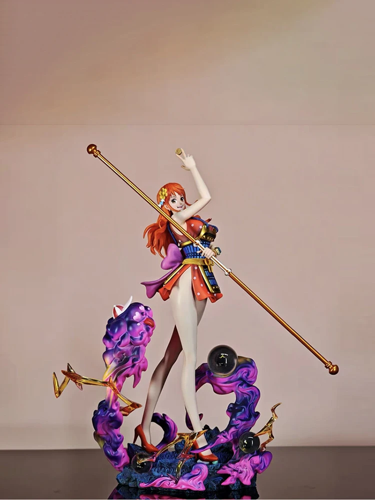 Nieuwe 30 cm Lx Studio Een Stuk Nami Figuren Ghost Island Samurai Pvc Anime Figuur Standbeeld Collectie Model Ornament Speelgoed en Geschenken - afbeelding 2