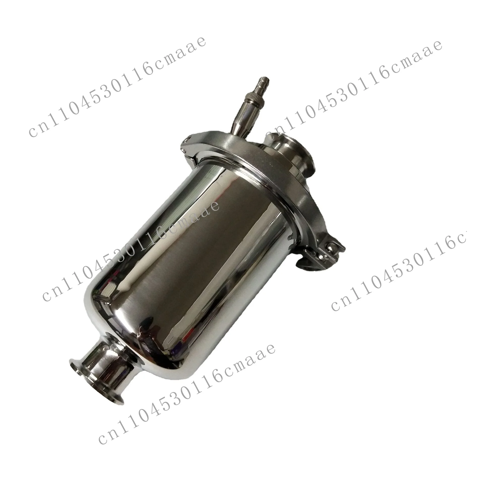 Suitable for stainless steel folding 304 pipe microporous membrane filter precision separator with exhaust valve single core