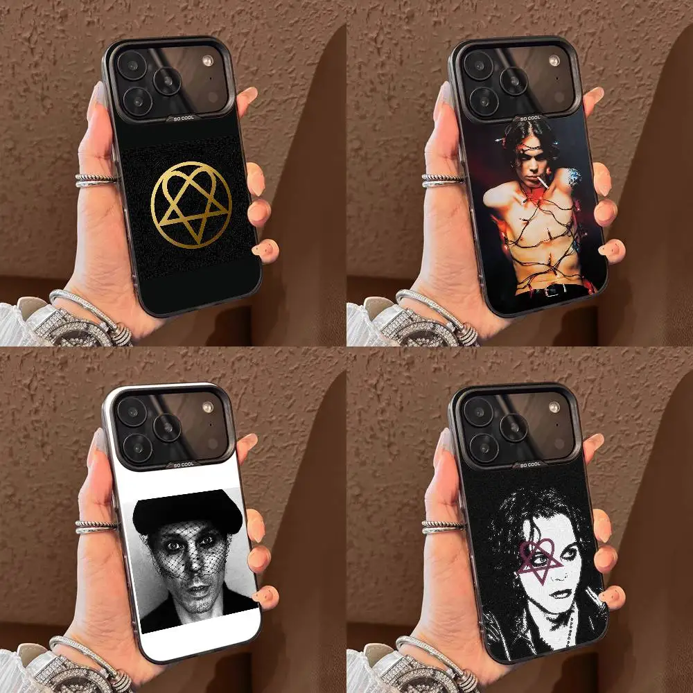 

V-Ville Valo Neon Noir Razorblade Romance Phone Case For iPhone 15,17,11,14,13,16,12,E,Max,Plus,Air,Pro,Mini Black Matte Cover