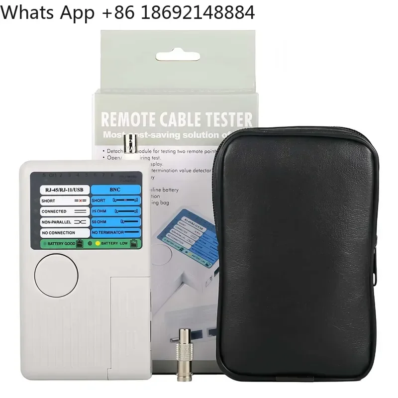 4-in-1 Multifunctional Tester for Telephone Line Network Cable BNC Coaxial Cable