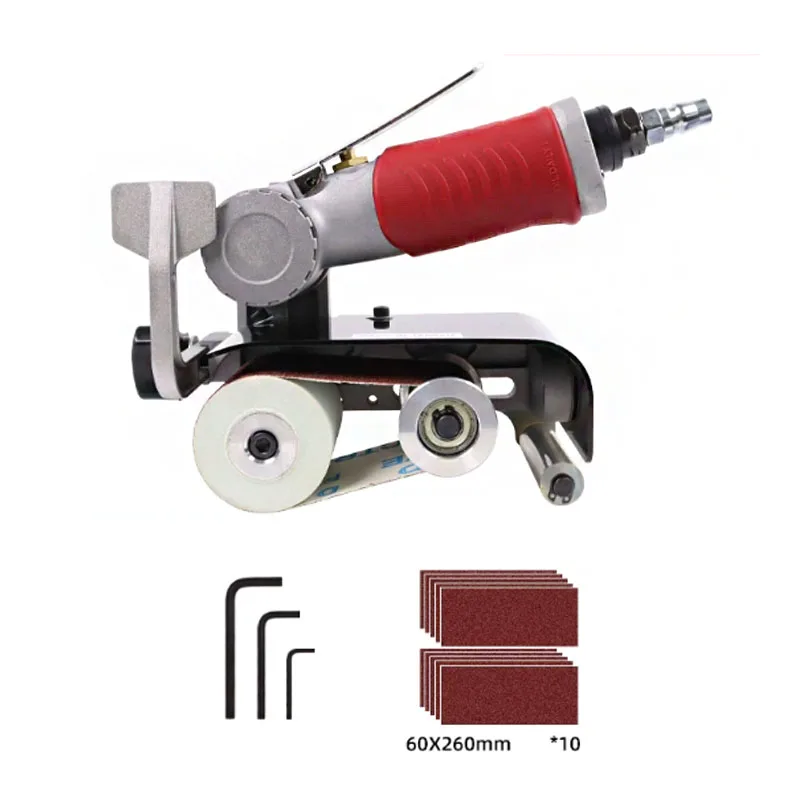 Pneumatic Sander Machine Air Sander 60x260 DIY Polishing Grinding Machine for Grinding Polishing Pneumatic Tools Mini Belt Sande - view 2