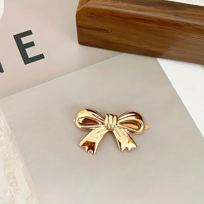 

5pcs Bow Decorative Metal Buckle Exquisite Fashionable Bow Decoration Handmade Bag Bows DIY Decorative Clasp Home Decoration