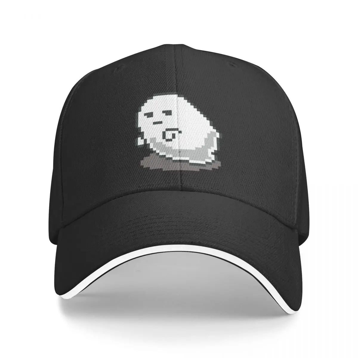 

White Cute Ghost A Baseball Caps Hat