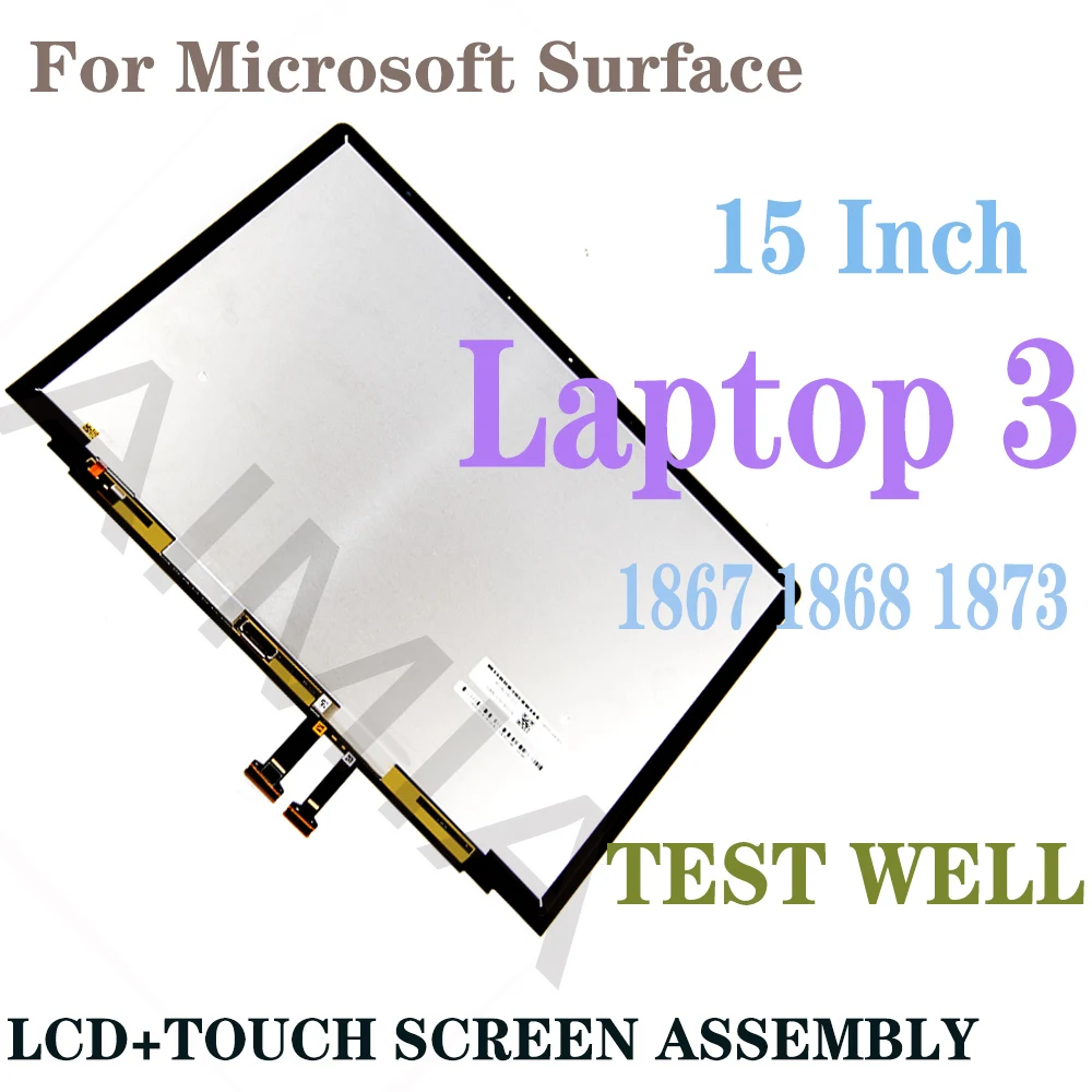 15 inch LCD For Microsoft Surface Laptop 3 1867 1868 1873 LCD Display Touch Screen Digitizer Assembly for Surface Laptop 4 1952