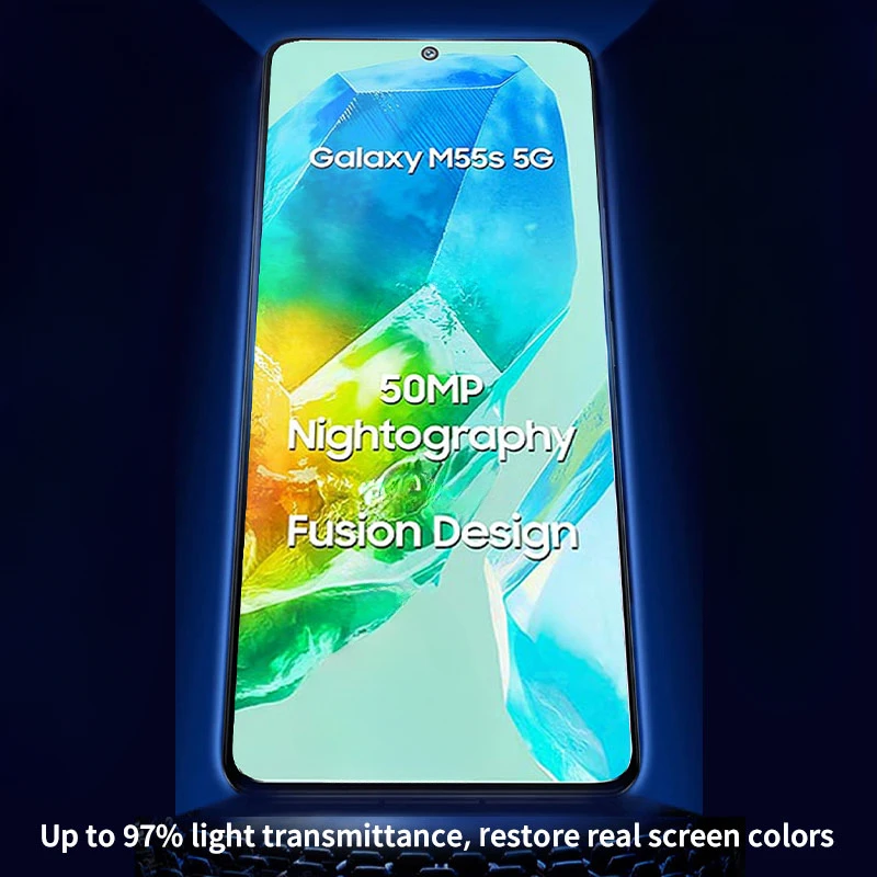 2-4Piece Tempered Glass For Samsung Galaxy M55S M55 M35 M15 M05 M54 M34 M14 M04 Screen Protector For Samsung M53 M33 M23 M62 M52
