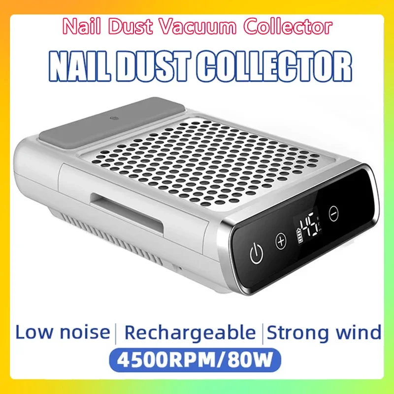 

Оборудование с регулируемой скоростью, мощный пылесборник для ногтей, профессиональный пылесборник для ногтей с многоразовым фильтром для маникюра