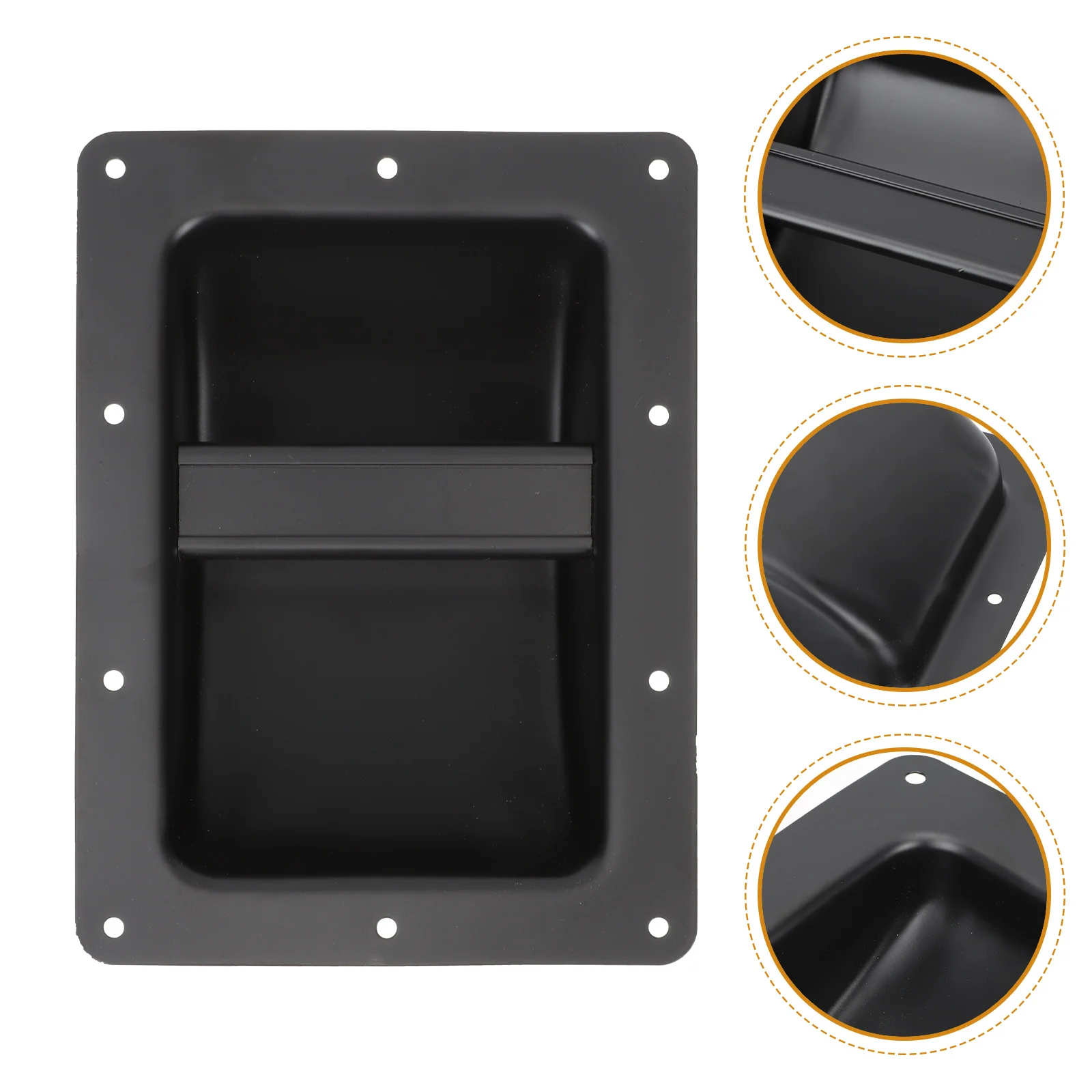 

Speaker Handle Stage Audio Cabinet Speakers Embedded Black Iron Durable Sound Bar