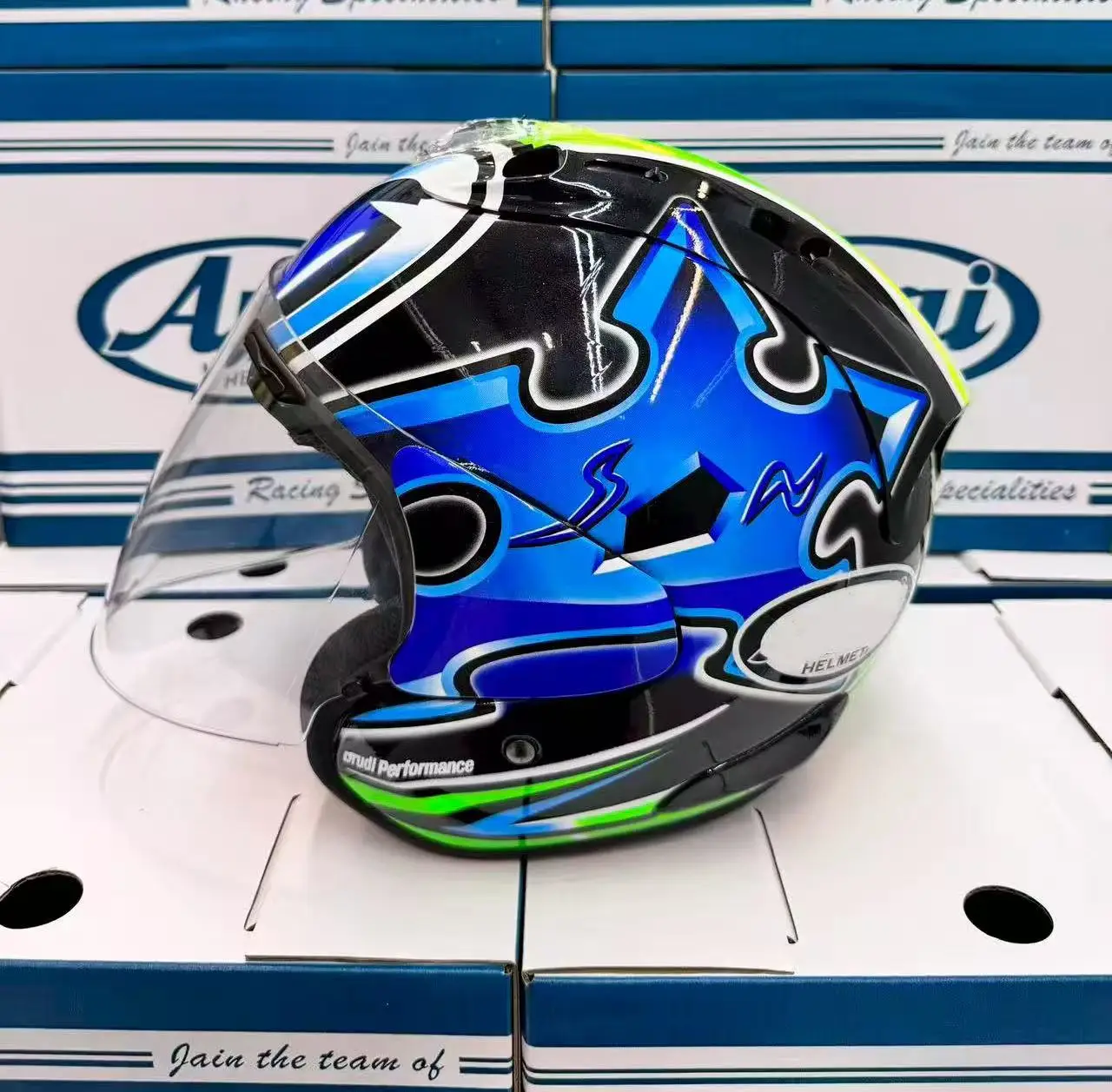 Open Face Motorcycle helmet vz ram 3/4 hlemet NakanoGP   helmet Riding Motocross Racing Motobike Helmet