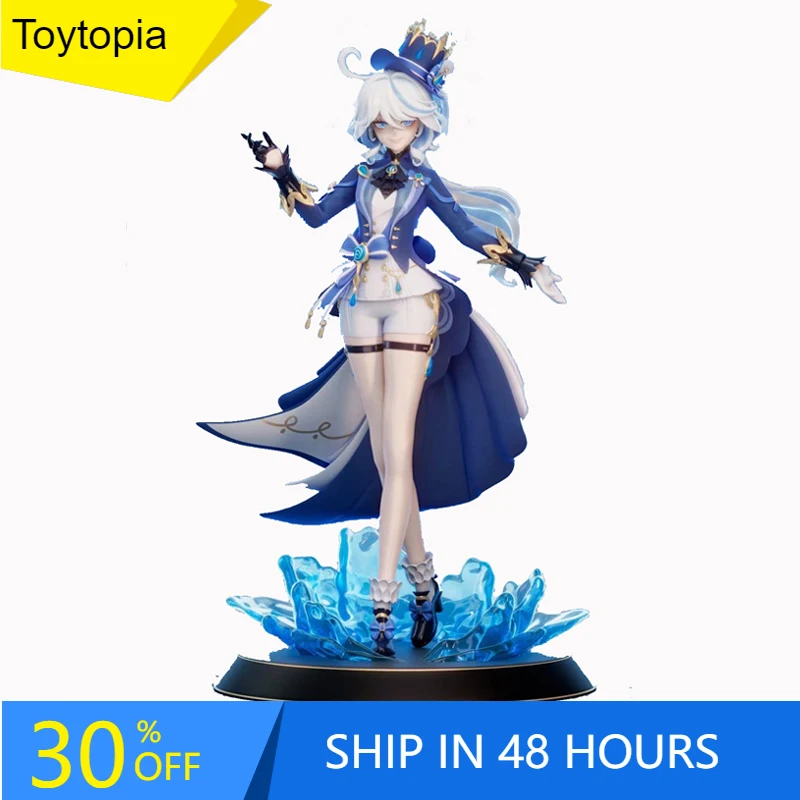 

28cm Genshin Impact Furina Figure Lumine Pvc Cute Kawaii Beautiful Girl Anime Action Collection Desktop Ornament Decoration Toy