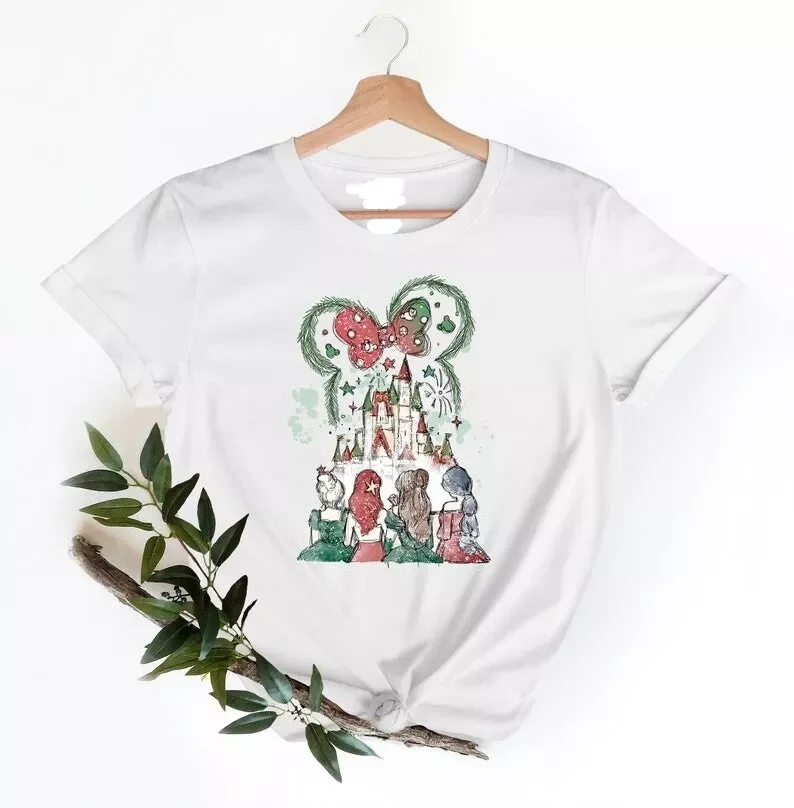 HOT Princess Castle Christmas Shirt, Christmas Shirt