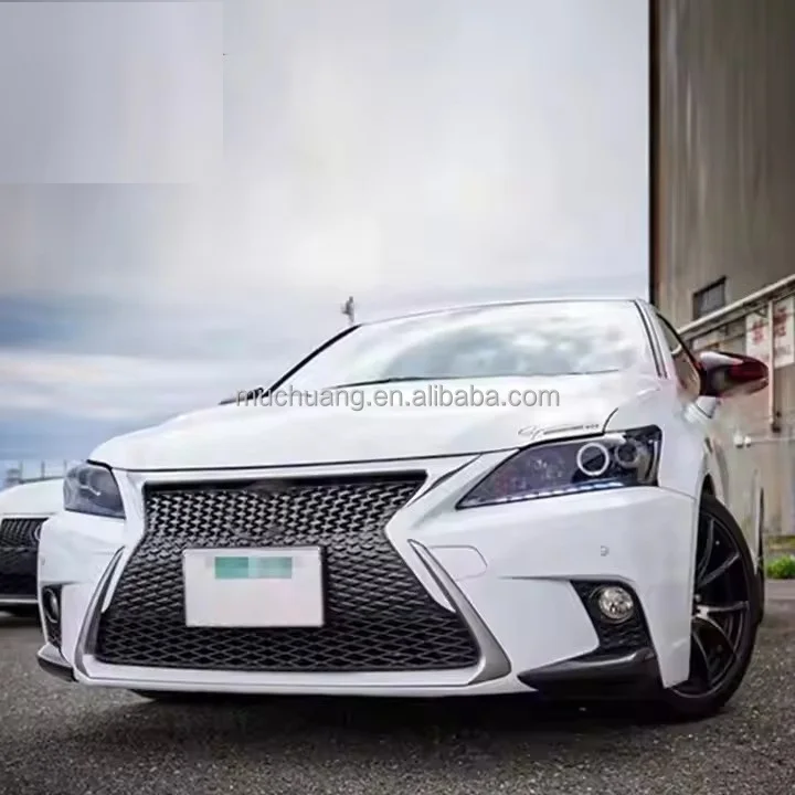 2012-2020 CT200H Front Bumper Face Kit High Quality New Plastic Body Kits Front Grille Clips Used For Car Upgrade Replacement