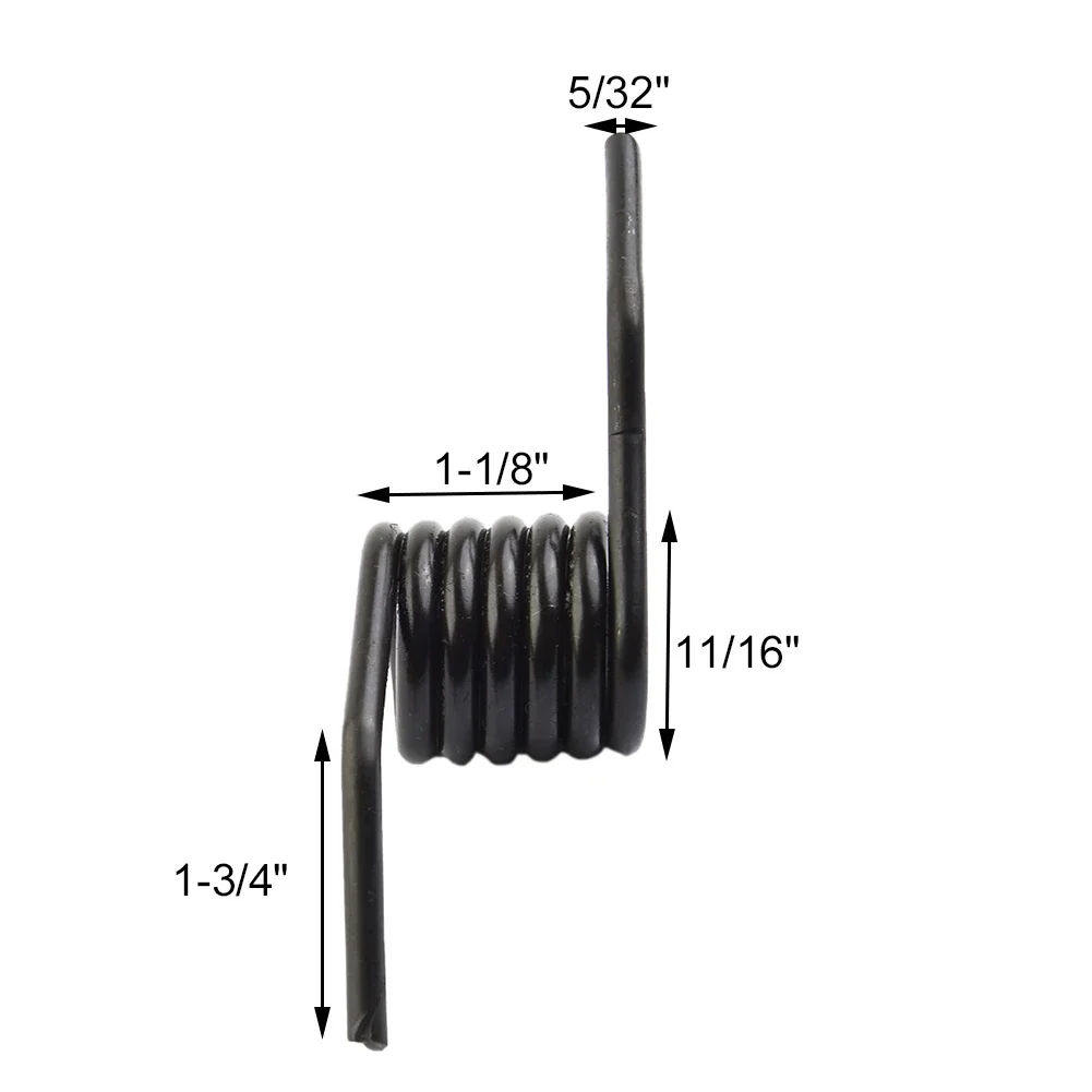 

1pcs Torsion Spring Torsion Spring Black Fits 3 Ton Floor Torsion Handle Return Spring High Quality Practical To Use