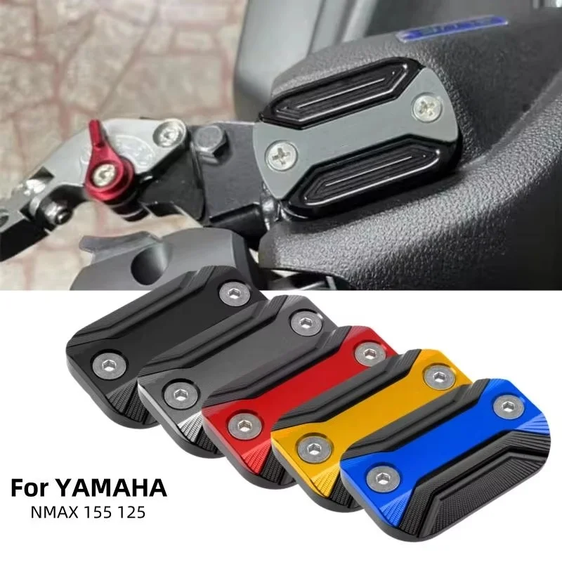 Accesorios para motocicleta, tapa de tanque de líquido de frenos, cubierta de bomba de freno para YAMAHA NMAX 155 125 NMAX155 NMAX125, modificación