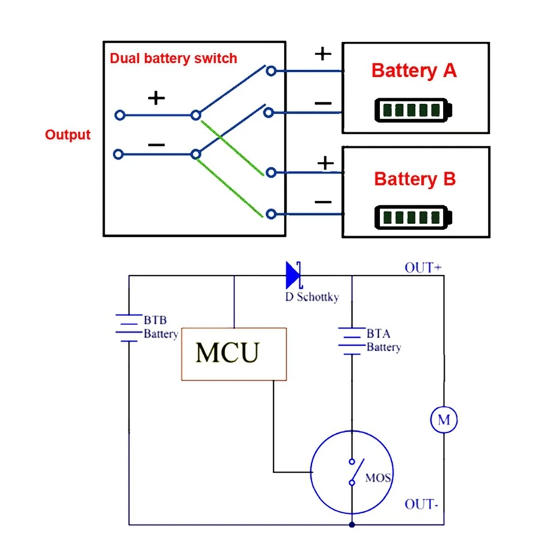 Dual-Cell Battery Module, Dual-Battery Parallel Module Discharges Simultaneously To Increase Current