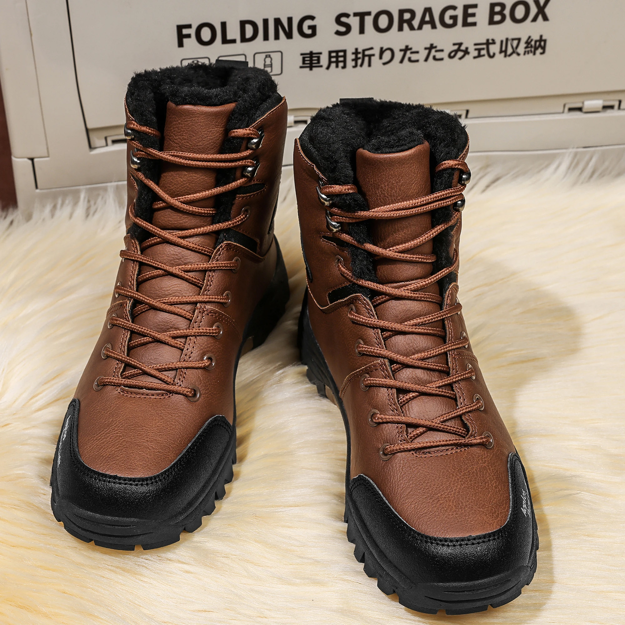 

Теплые зимние плюшевые зимние ботинки для мужчин и женщин, уличные зимние ботинки, непромокаемая хлопковая обувь, износостойкие и нескользящие ботильоны