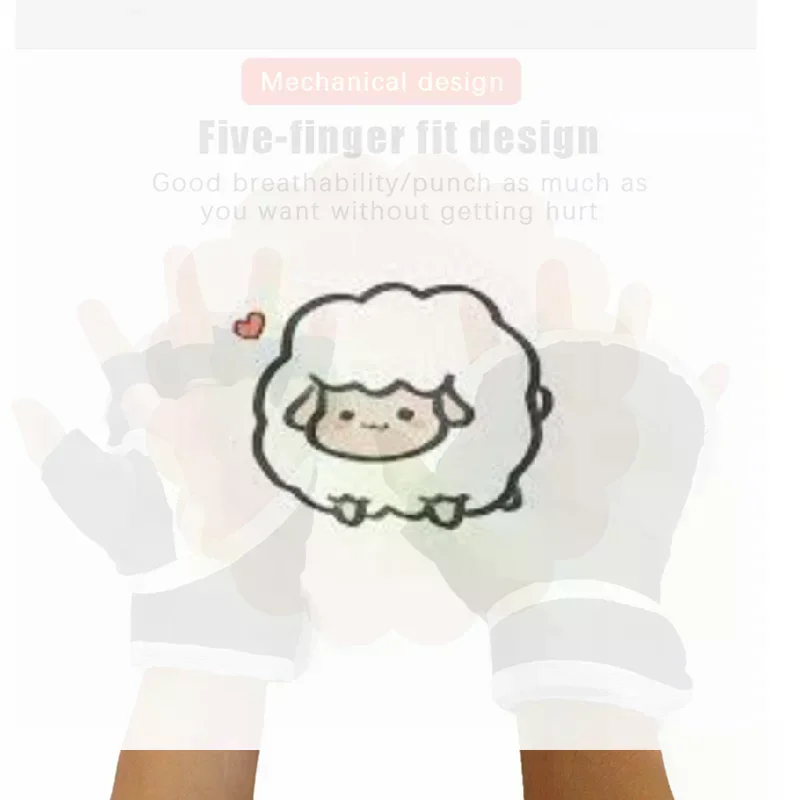 

Боксерские тренировочные перчатки с половиной пальца, черные 1/2 пары перчаток без пальцев для боевых фитнесов, противоскользящие спортивные боксерские перчатки