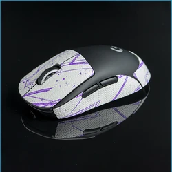 Mouse Grip Tape For Logitech G Pro X Superlight 2 GPX Simple Solid Color Skate Handmade Sticker Non Slip Lizard Skin Suck Sweat