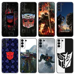 Transformers Hot Cool Black Silicone Phone Case For Samsung Galaxy S20 S23 FE S21 S22 S24 Ultra S10 Lite S8 S9 Plus S7 Edge