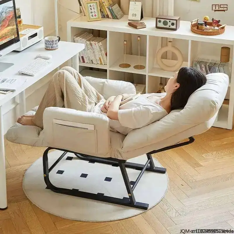 

Chair, Comfortable Folding Lazy Sofa Balcony Master Chair, Leisure Back Lounge, Computer Chair, Home Furniture, Lunch Break