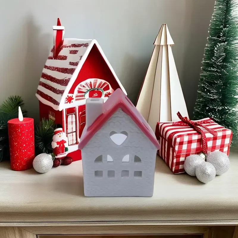 Modern Ceramic Vase For Home Decor Autumn Winter Seasonal Ornament Living Room Table Centerpiece Minimalist Style Decoration