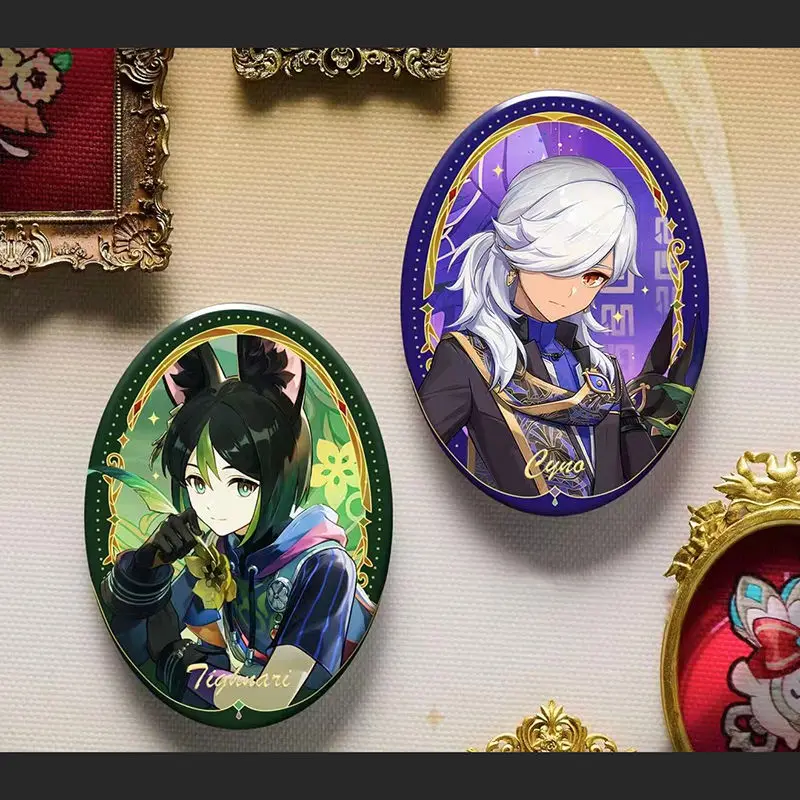 

2 шт. Genshin Impact Merchandise: Подвески для значков ручной работы Cyno and Tignari