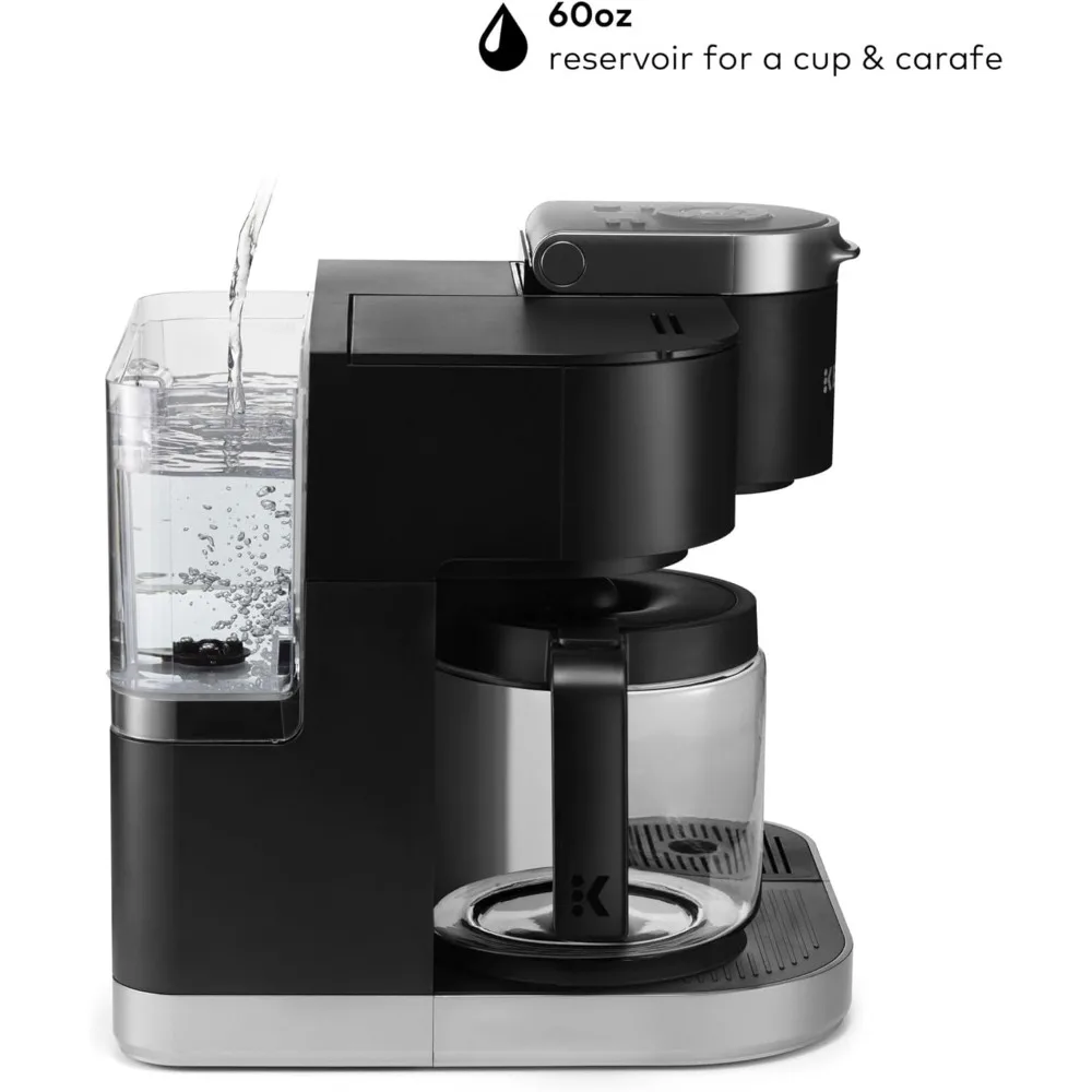 Cafeteira para porção única K-Duo, K-Cup Pod e Carafe, Preto, 1470 W