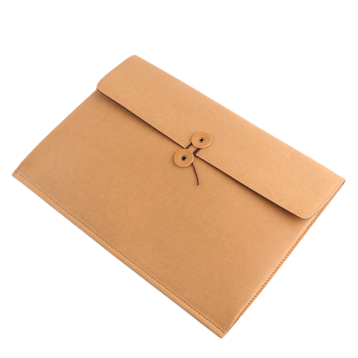 Bolso de arquivo de papel kraft saco de arquivamento à prova dwaterproof água organizador de documentos amarelo para escritório viagem escola casa saco de papel