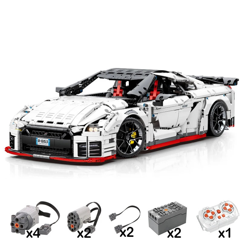 IN STOCK MOC Technical Remote Control Sports Car Building Blocks Assembling Bricks Model Toys for Children Birthday Gift Set