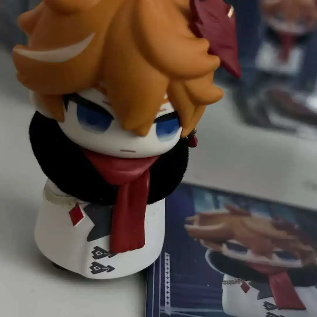 2025 New Arrival In Stock  Genshin Impact Fatui Tartaglia Blind Box Frost Flame Series Q-version PVC Figure Collection