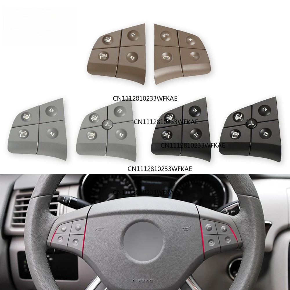 Multi-function steering wheel switch button for Mercedes W164/245/251, Mercedes-Benz W164 ML GL B R-Class cars