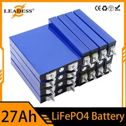 Grade A 2024 Production Lifepo4 Battery 3.2V 27Ah Power Bank Rechargeable Battery Home Solar Car Energy Storage 8PCS Batteries