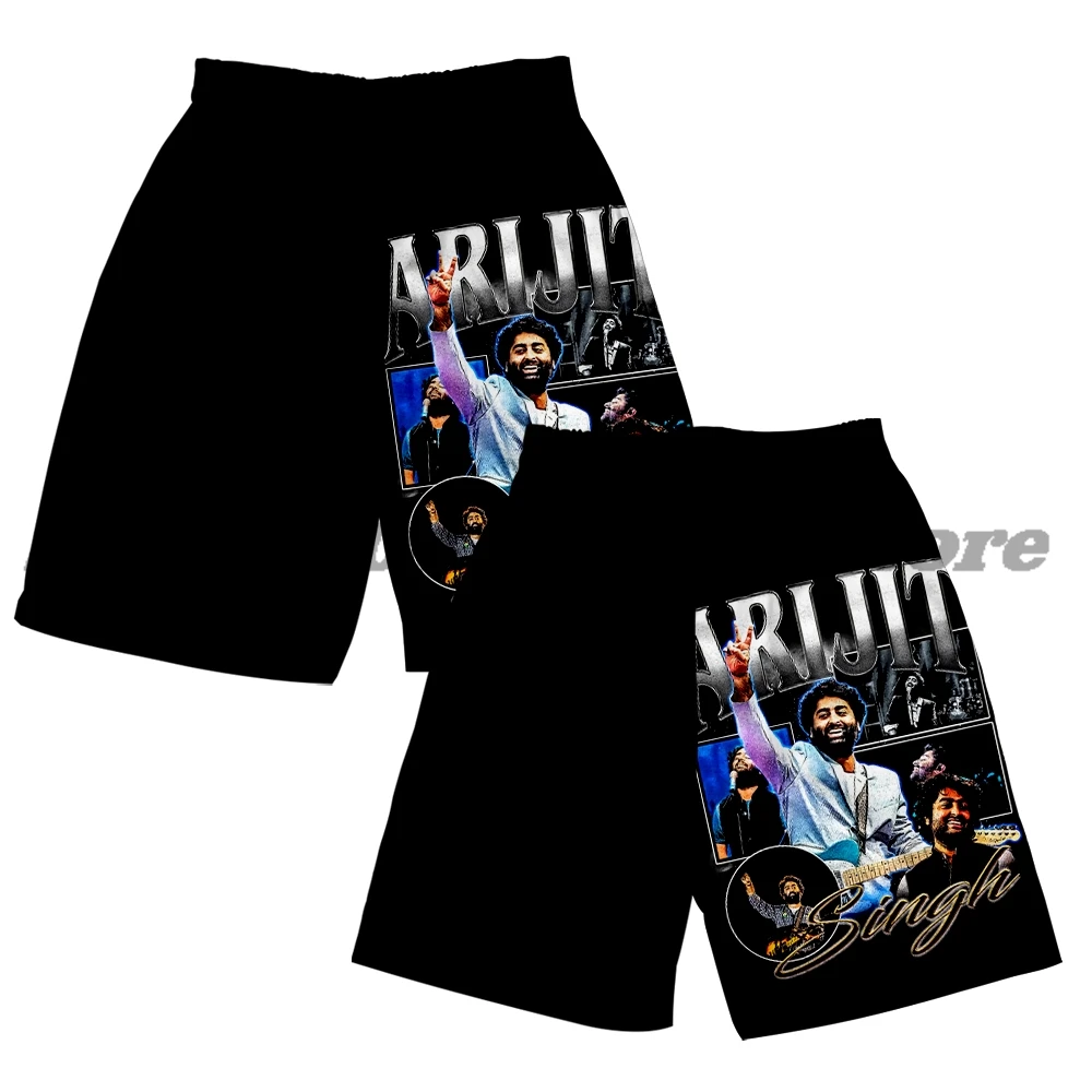 

Arijit Singh Merch пляжные короткие брюки мужские/женские уличные повседневные баскетбольные спортивные брюки стиль3