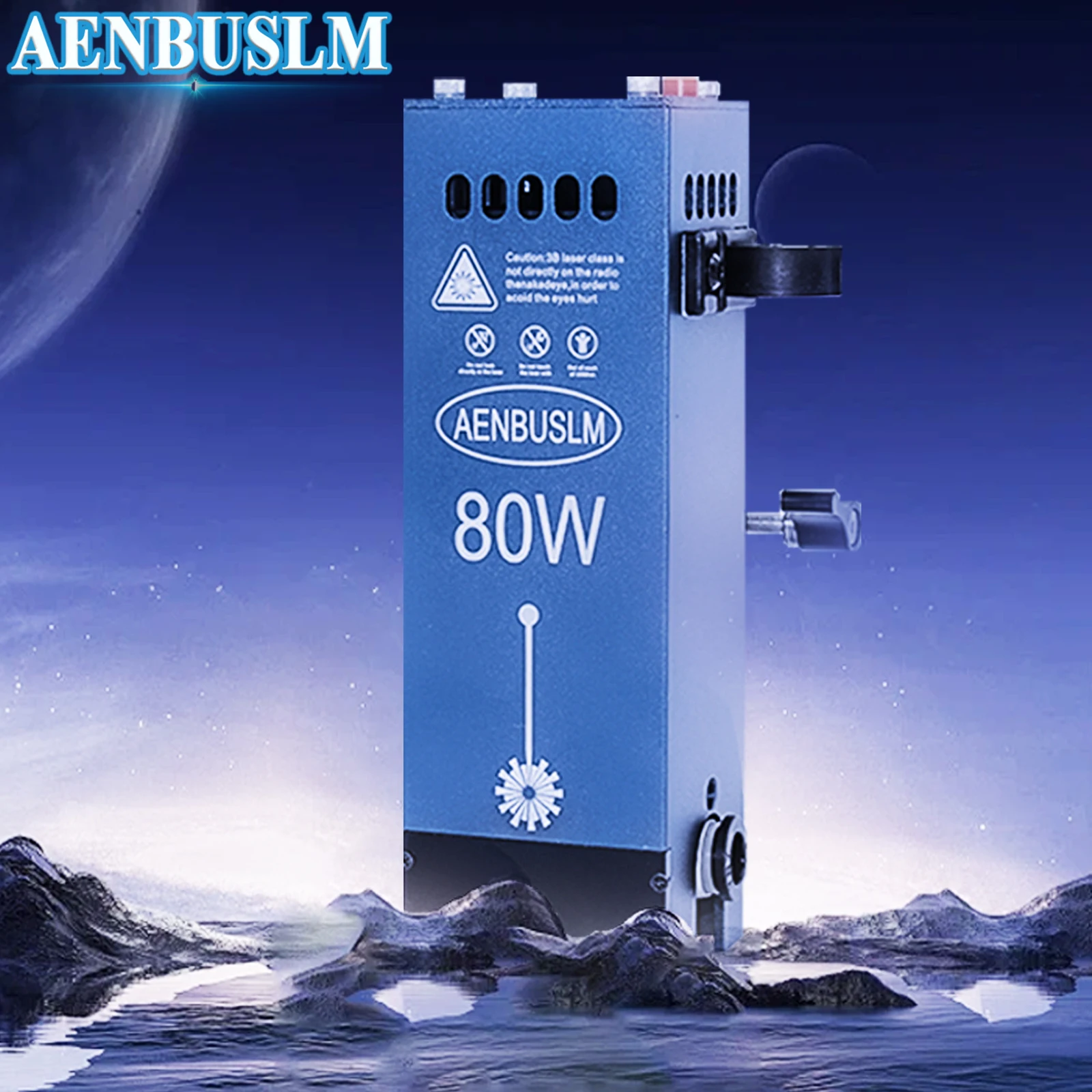 AENBUSLM 레이저 모듈, 레이저 조각 헤드, 목공 레이저 조각기, 절단 3D 프린터, CNC 경로 도구, 450nm, 40W, 80W, 12V, 24V 