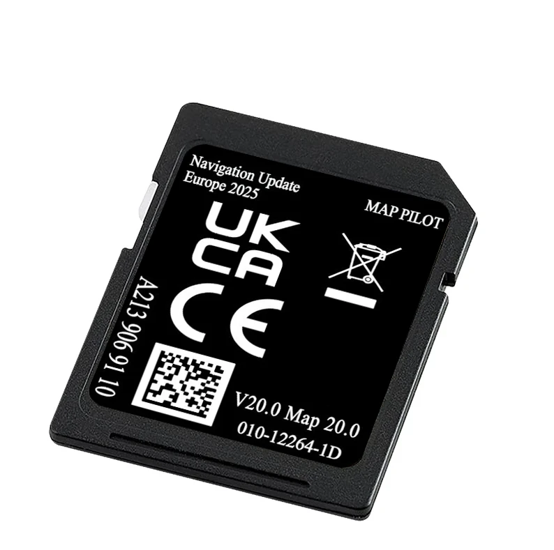 유럽 ​​지도 PILOT 2025 SD 카드 GLC C E V X-class A 2139068510   메르세데스 Garmin 무료 안티 안개 Flim용 W213 W447 W205