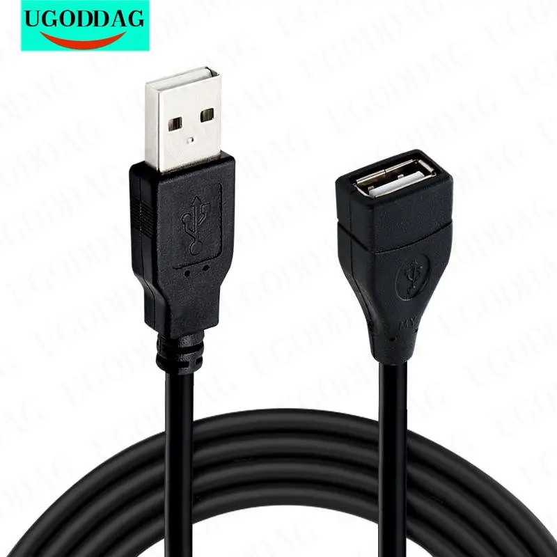 USB 2.0 케이블 연장 케이블 0.6m/1m/1.5m 와이어 데이터 전송 라인 디스플레이 프로젝터 용 초고속 데이터 연장 케이블