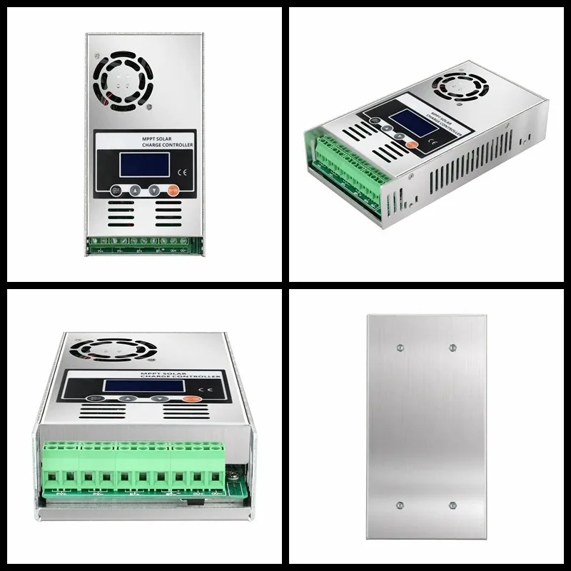 ECGSOLAX 60A MPPT Solar Charge Controller LCD Work With 12V 24V 36V 48V LifePo4 Battery Max 160VDC Solar Panel view 3