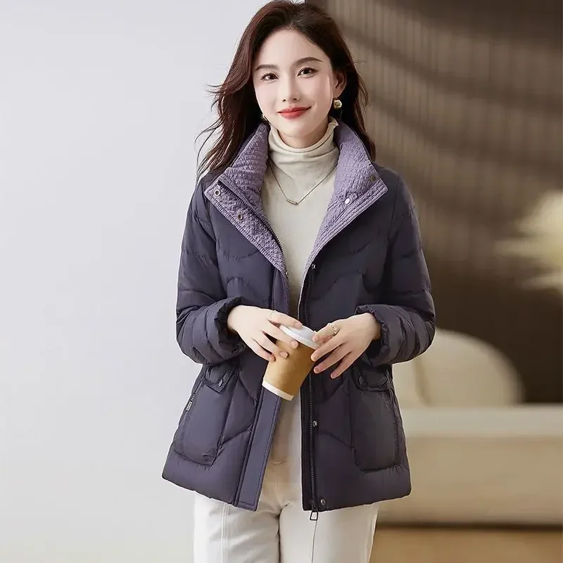 Down Coats for Women Zip-up Slim Fit Parkas Woman Offers Cold Thick Discount New in Outerwears Jackets Great Youthful Hot Luxury