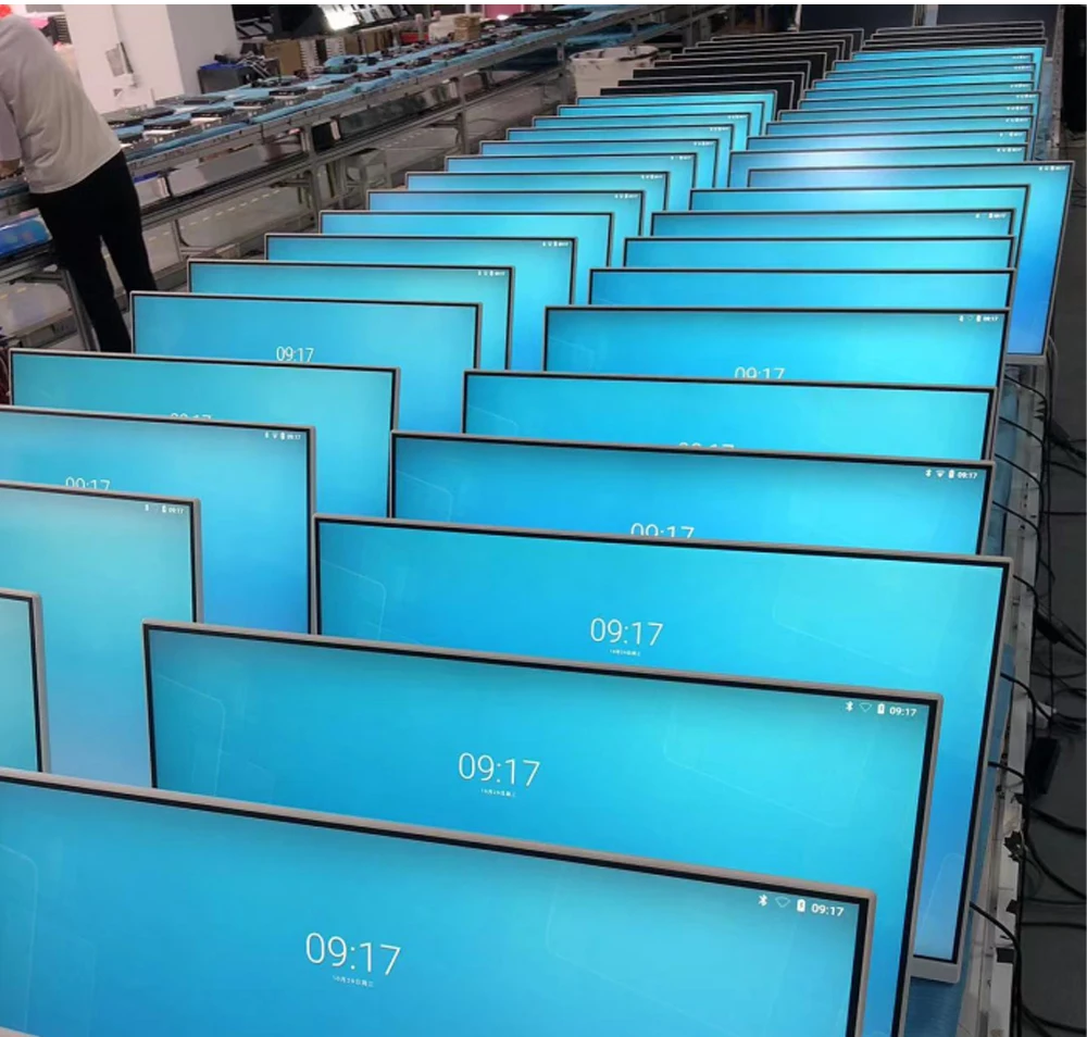 21,5 23,8 27 Zoll Desktop L-förmiger Android PC Tablet TV Digital Signage Elektronische Menütafel Touchscreen Smart TV Monitor für Geschäfte – Detail 13