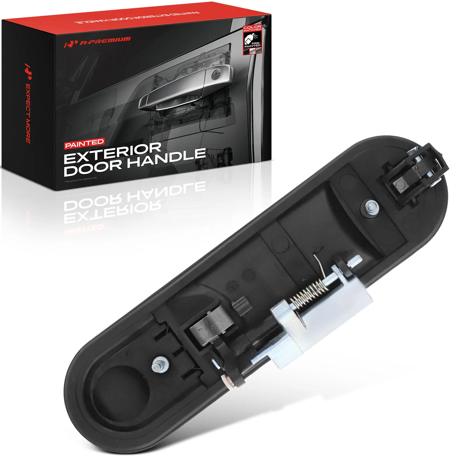 A-Premium Front Passenger Side Painted TK Mineral Gray Door Handle for Ford Explorer 2002-2010 Lincoln Aviator 2003-2004
