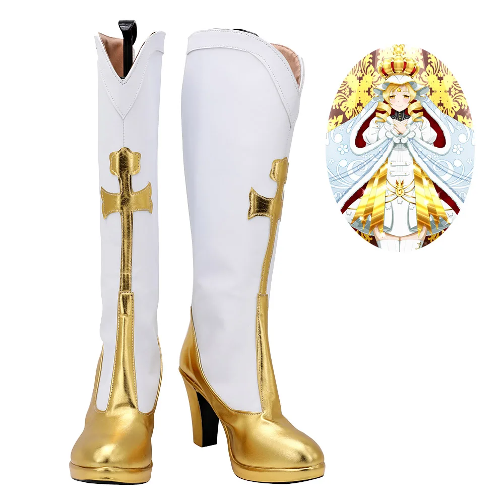 

Magia Record: Puella Magi Madoka Magica Side Mami Tomoe Story Shoes Cosplay Women Boots