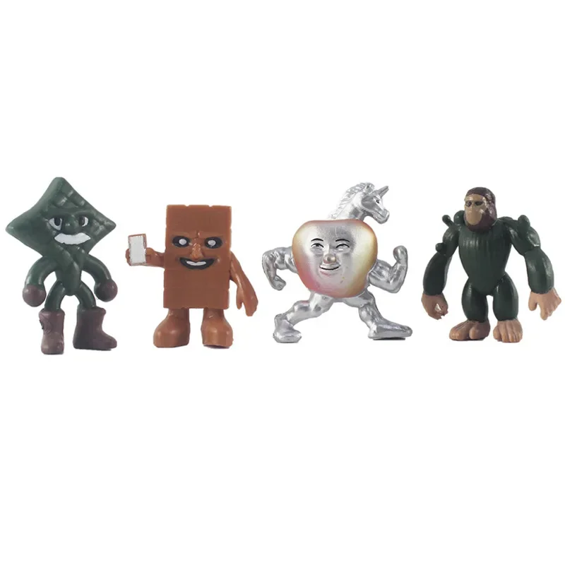 24 ピース/セット新しいユニークなイタリアのミーム Brainrot おもちゃグッズ小動物フィギュア装飾品子供の誕生日パーティーの好意ギフト