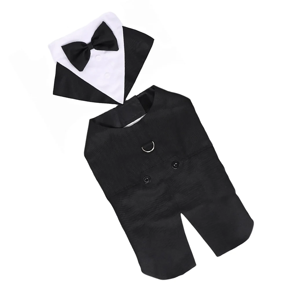 

Dog Formal Suit Premium Comfortable Material Fashionable Tuxedo Style with Bow Tie Ideal for Weekend Party Special Events