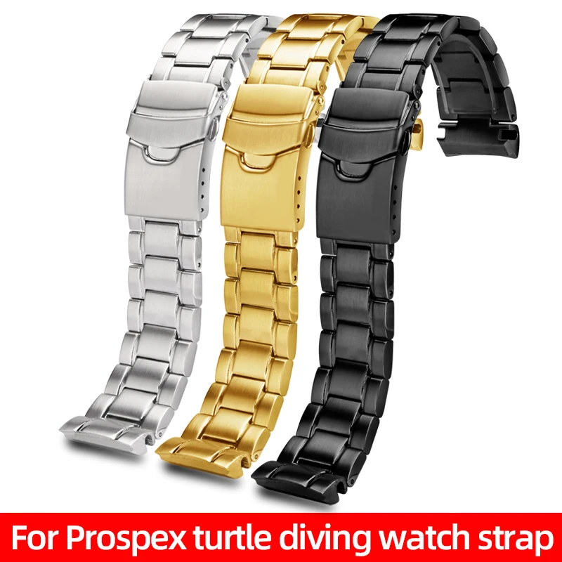 For Seiko Prospex turtle watch SRPA21 SRP777 SRPC25 SRP773 Stainless Steel Bracelet Solid Metal Watchband for Jubilee Abalone 22