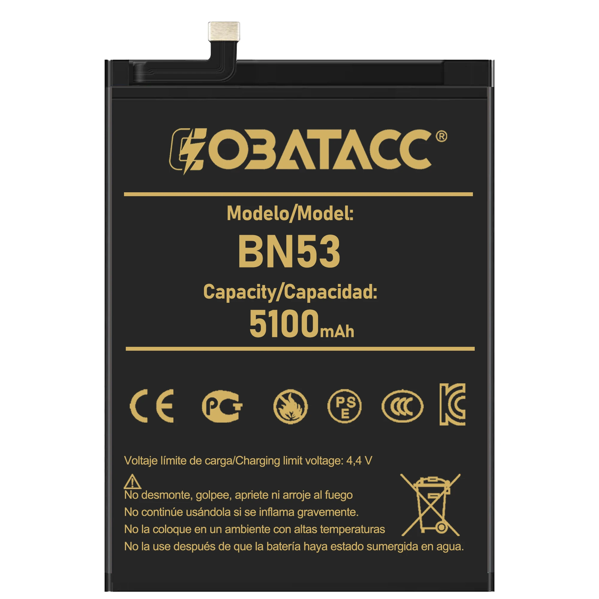 2025 Years EOBATACC 100% New BN53 5020mAh Battery For Xiaomi Redmi note 9 Pro Phone Batteries+Free Tools