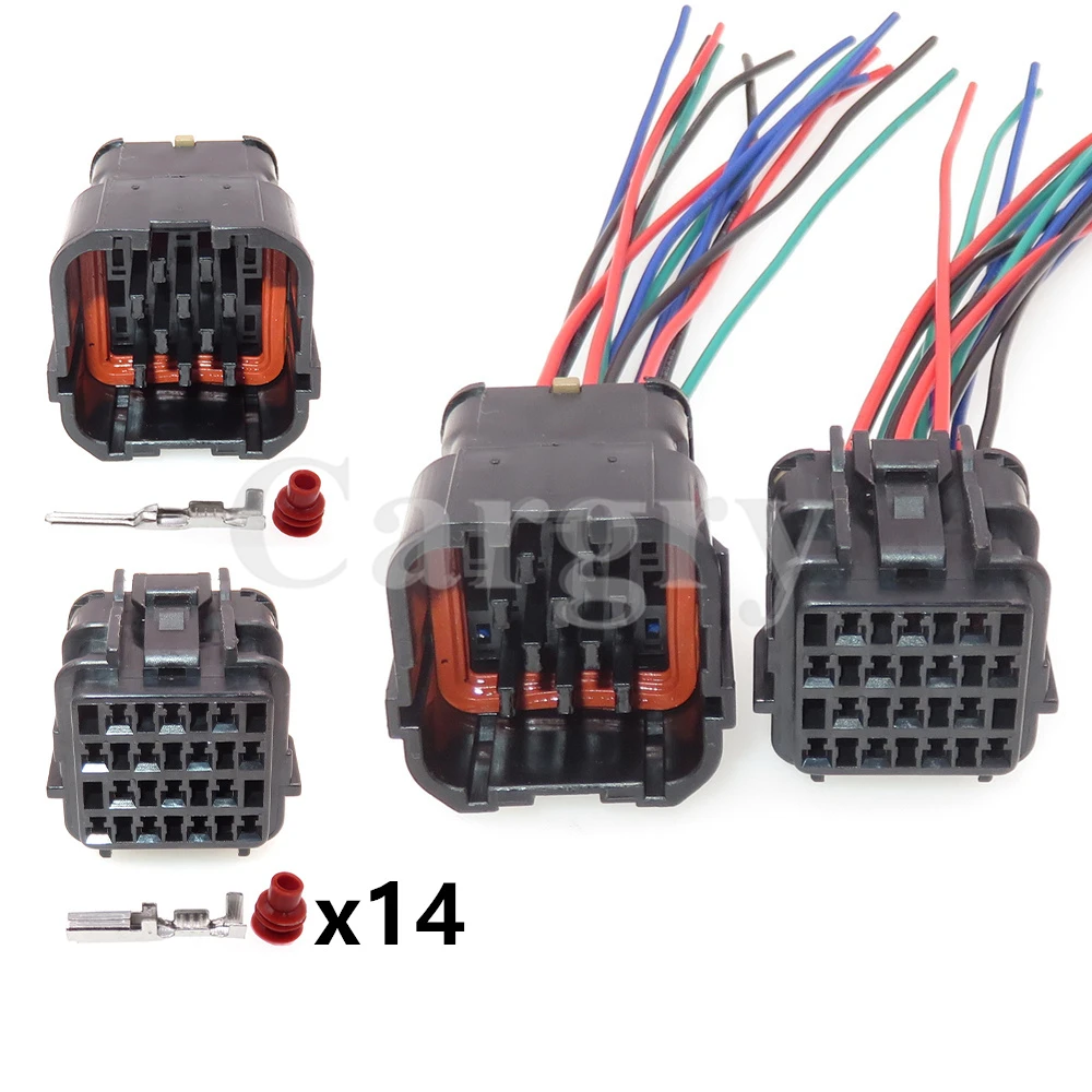 

1 Set 14P Automobile Starter Waterproof Electric Cable Socket MG640352 MG610350 MG630353-7 7222-7544-30 7123-7544-30