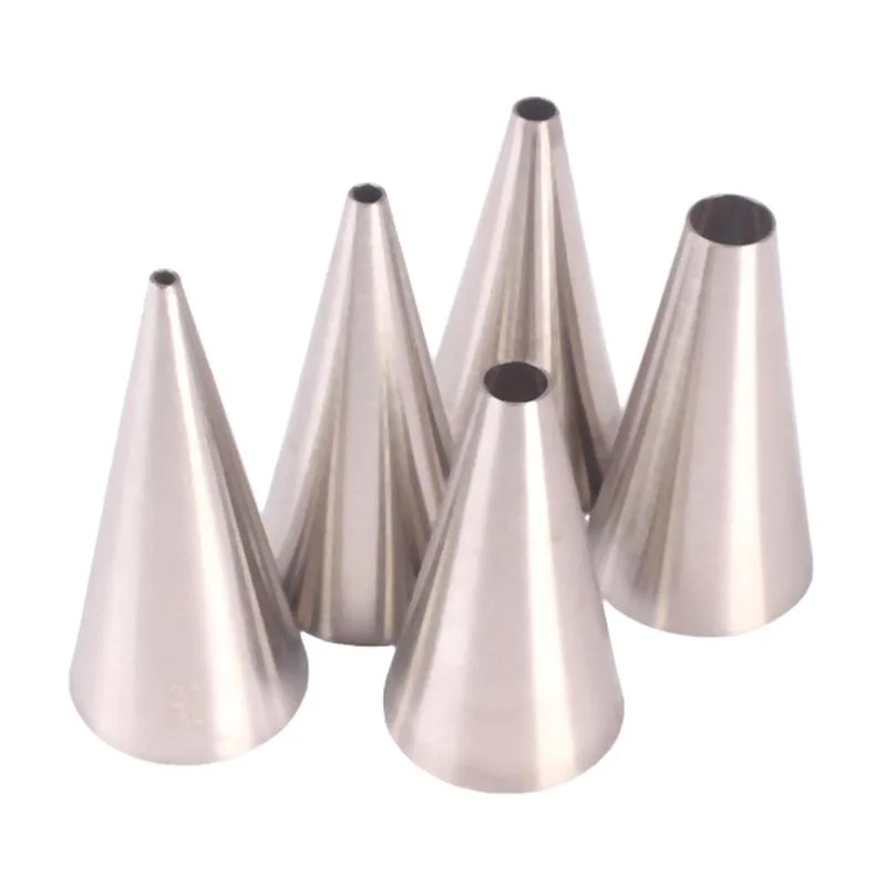 1Pc/5Pcs 304 Stainless Steel Piping Tips Set Multi Shapes Durable Design For Baking Cookies Cupcakes Pastry MakingCentury House