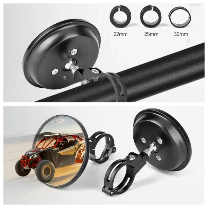 For Husavarna 701 SM/Enduro FC350/450 FE250/350/501/450 TC125/250 Motorcycle CNC 22MM Circular Handle Rearview Wide Angle Mirror