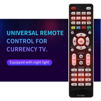 Universal RC-G008 Replcement Remote Control for All models and brands TV with Light in the night