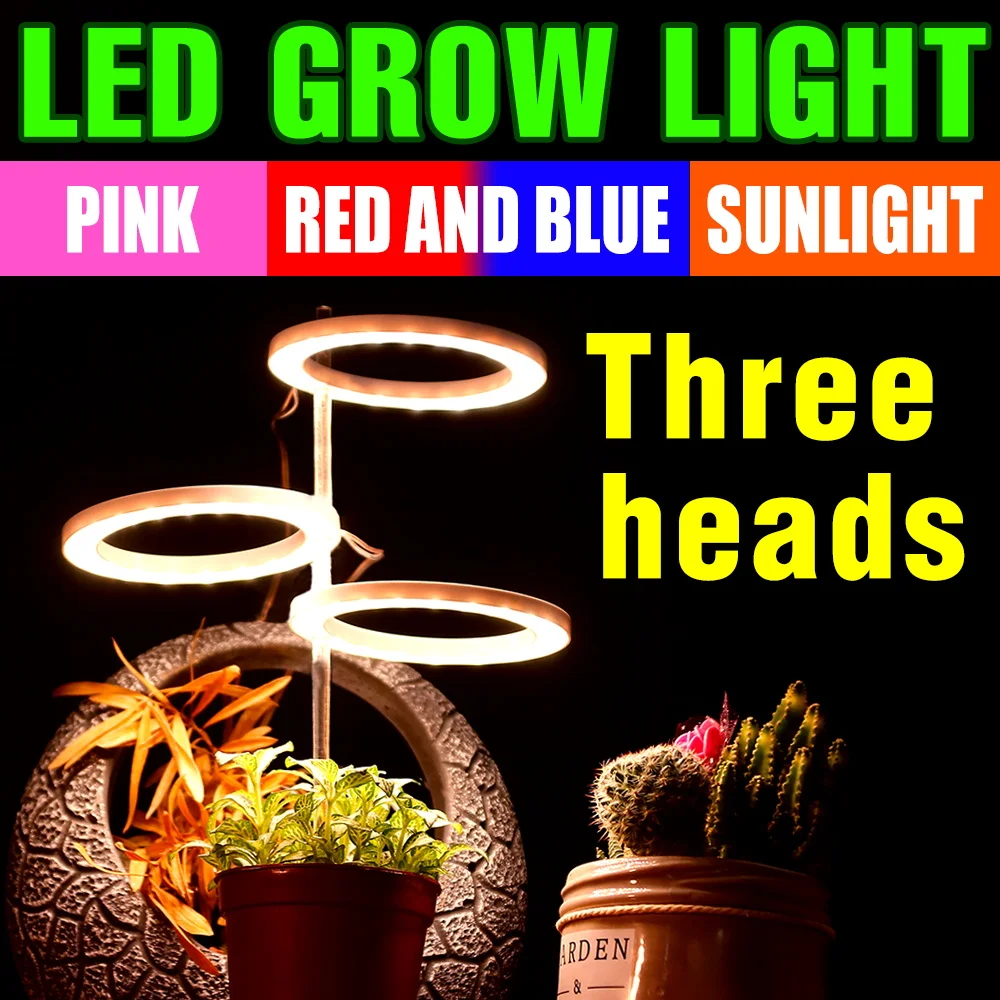 Led Plant Grow Light Greenhouse Phyto Lamp Full Spectrum Fitolamp LED Phytolamp Hydroponic Plants Flower Seeds Indoor Growth Box