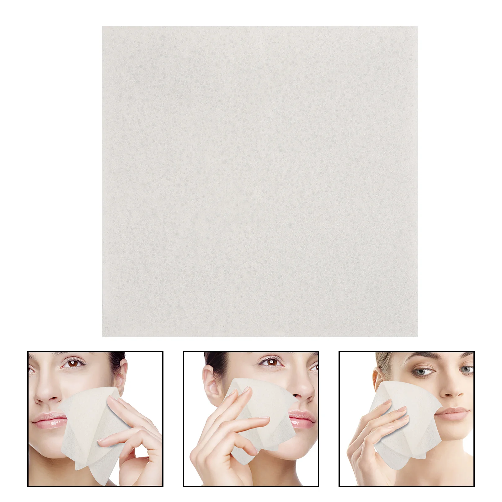 

Gentle Makeup Remover Towel Exfoliating Washcloth Facial Cleaning Pads Reusable Face Cloths for Makeup Removal